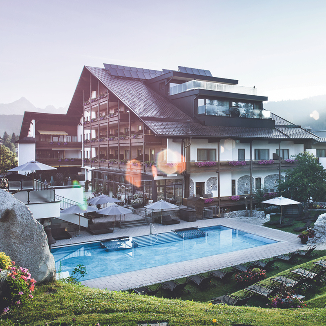 Luxury hotels on daylight